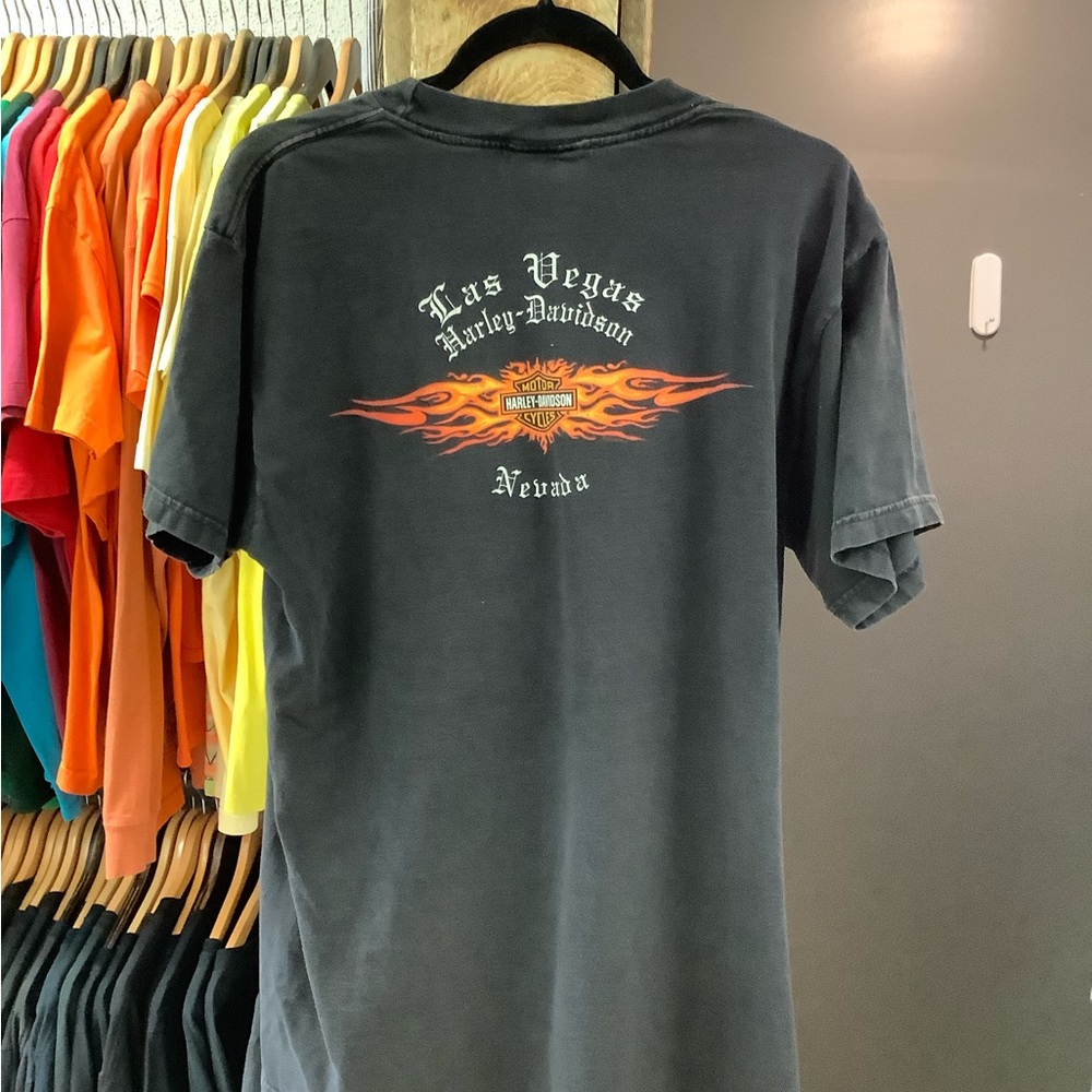 Vintage Harley-Davidson black t-shirt - Picture 2 of 2